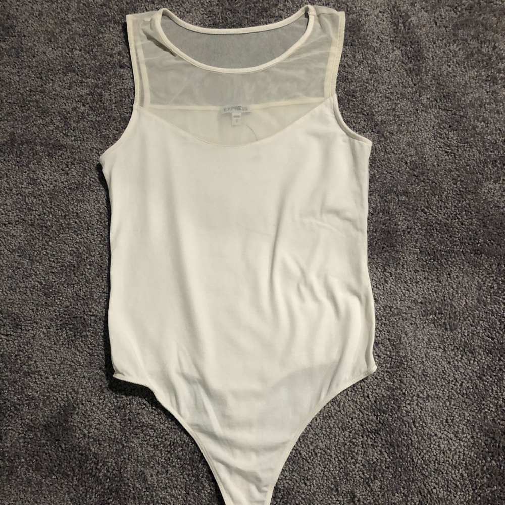 Express NWT Sleeveless Thong Bodysuit